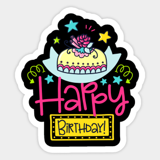 Happy Birthday Sticker